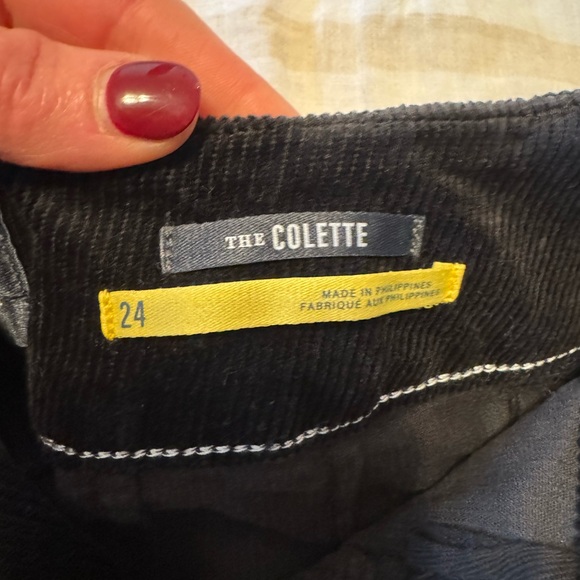 Anthropologie The Colette Cropped Wide-Leg Corduroy Pants by Maeve- NWOT - Picture 4 of 5